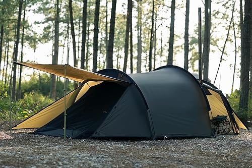 Miniatura 7 de Tienda de campaña para 4 estaciones, tienda de campaña para exteriores, resistente a la intemperie, tienda de campaña para 1, 2, 3, 4 personas,
