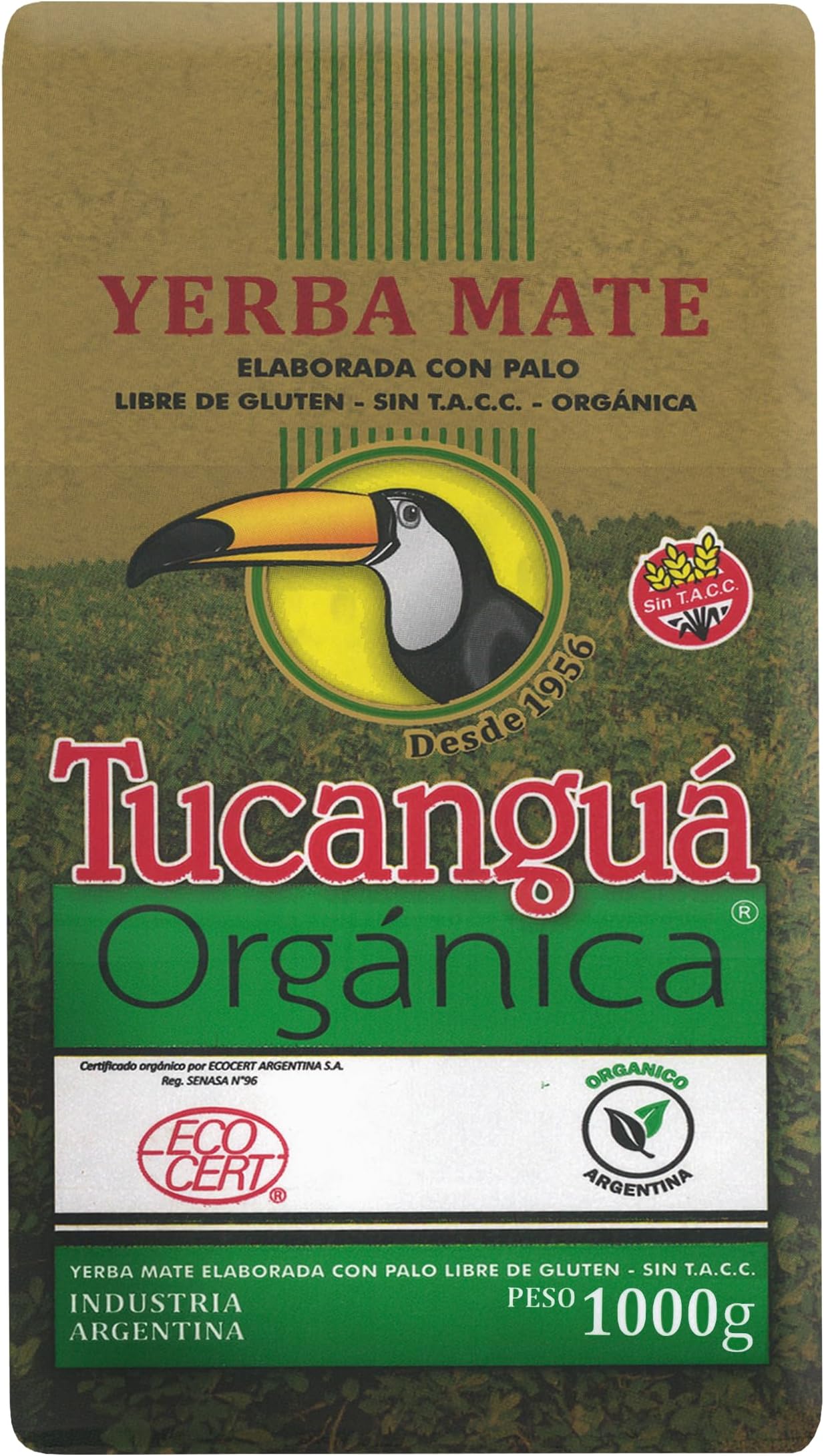 Organic Yerba Mate Loose Leaf Tea Traditional South American Tea Drink 2.2 lb 1 kg