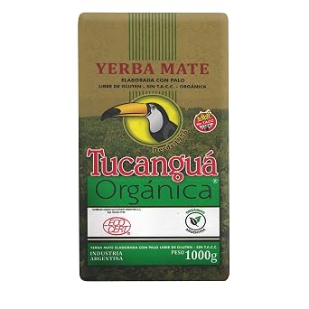 Tucangua Organic Yerba Mate Loose Leaf Tea Traditional South American Tea Drink 2.2 lb 1 kg