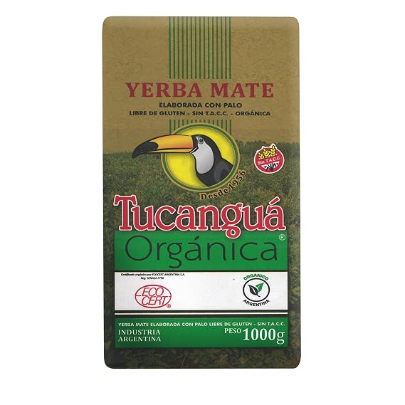 Tucangua Organic Yerba Mate Loose Leaf Tea Traditional South American Tea Drink 2.2 lb 1 kg