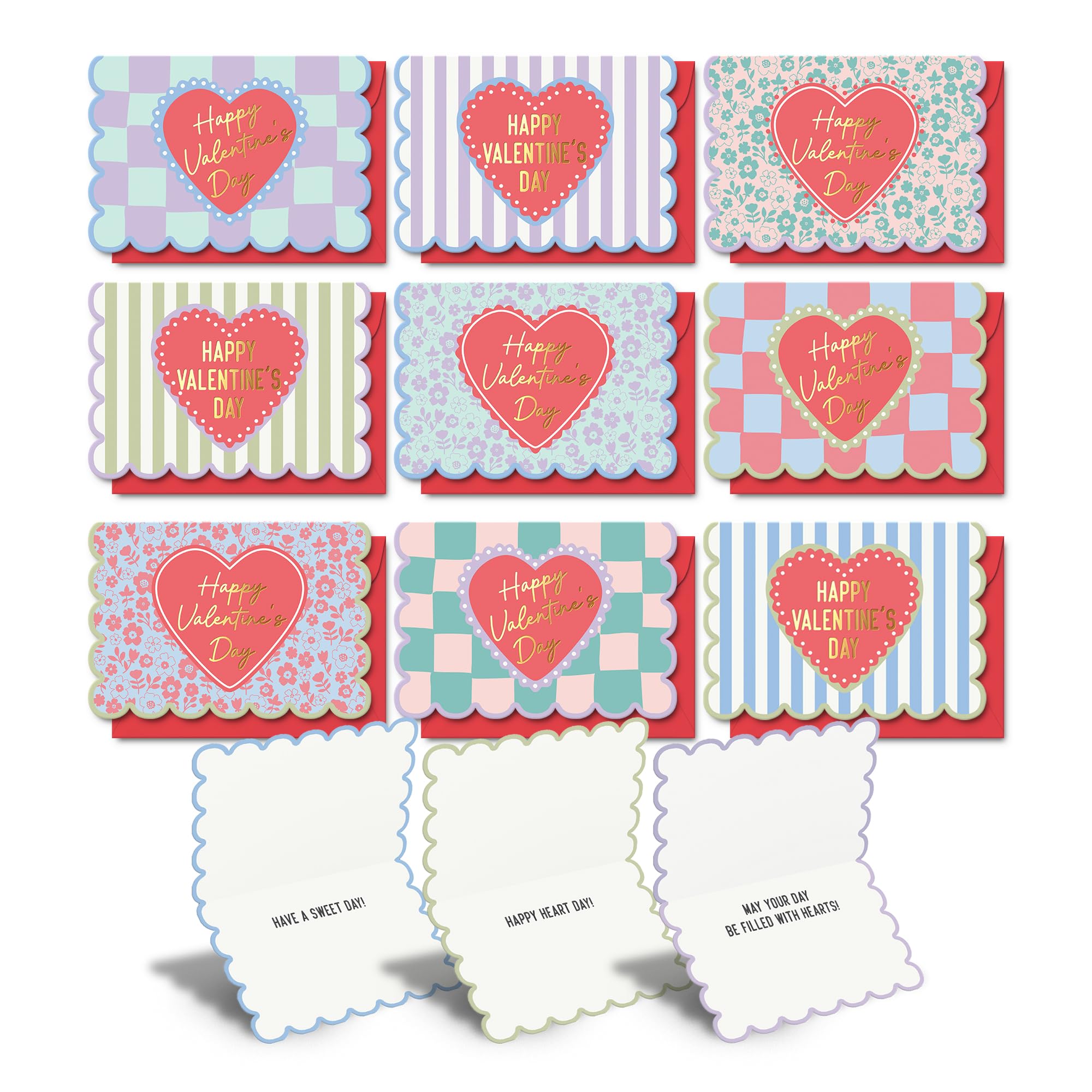 Amazon.com: Sweetzer & Orange Mini Valentine's Day Cards – Set of