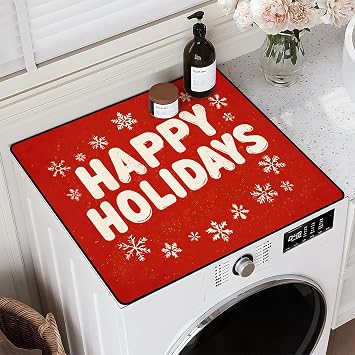 Washer and Dryer Topper for Top,23.6" x 19.7" Washer Dryer Countertop Mat, Waterproof & Anti-Slip Dryer Top Protector Mat