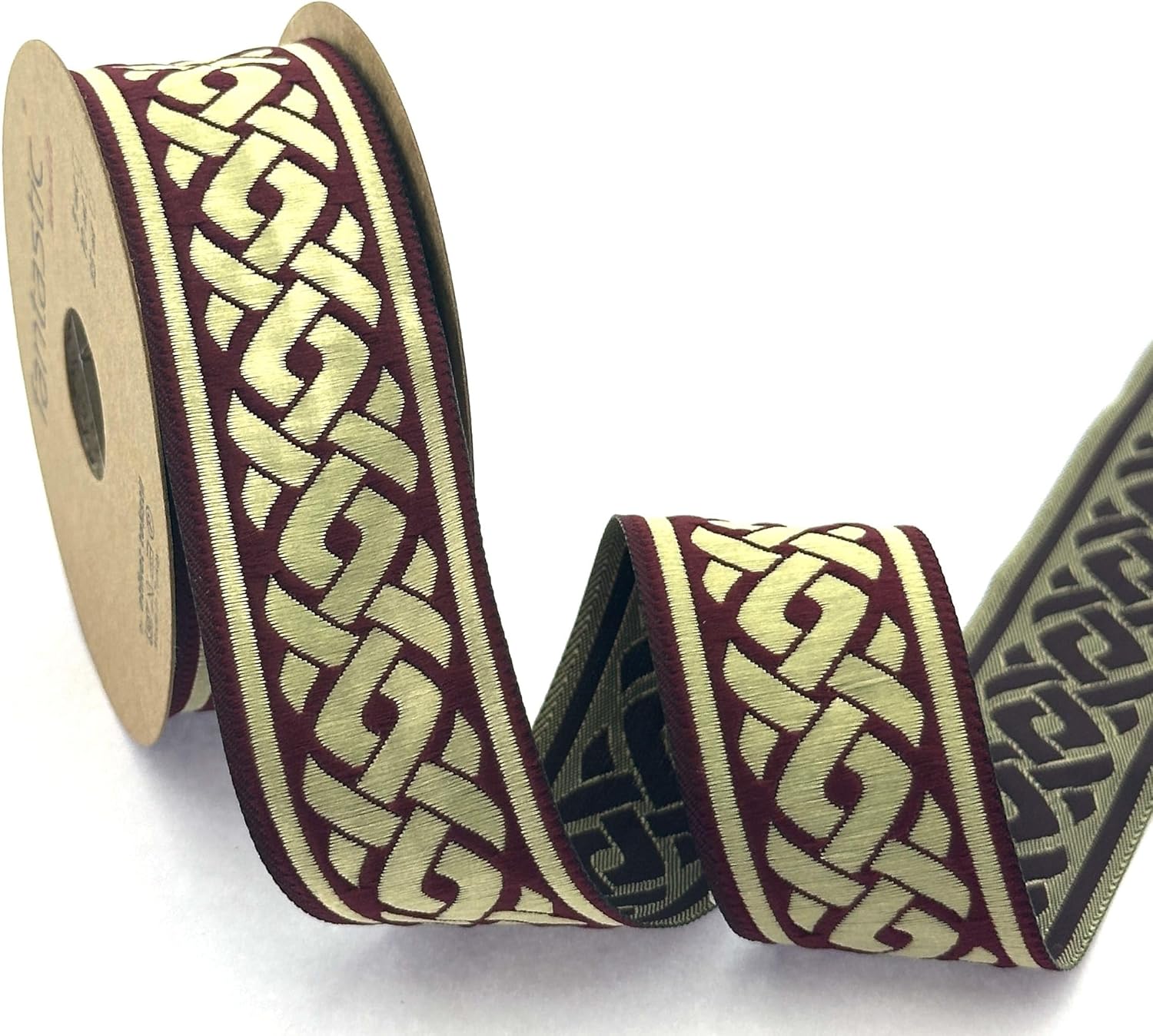 Amazon.com: Fantastic Borders 11 Yard Jacquard Celtic Knot Ribbon ...