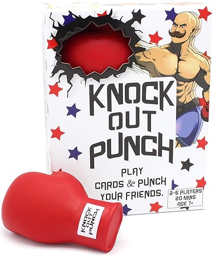 Miniatura 1 de Knockout Punch - Un juego de cartas de boxeo y dodgebeball, divertidos juegos de mesa para noche familiar, juegos de noche para grupos y juegos de