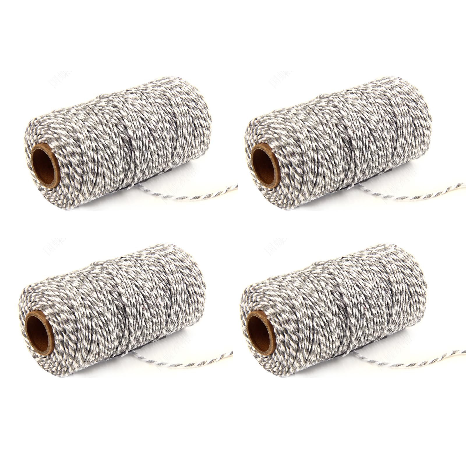 400 m de ficelle en coton de 2 mm pour boulangers, bricolage, décoration, jardin, cadeau, Noël, bricolage, emballage cadeau, pâtisserie