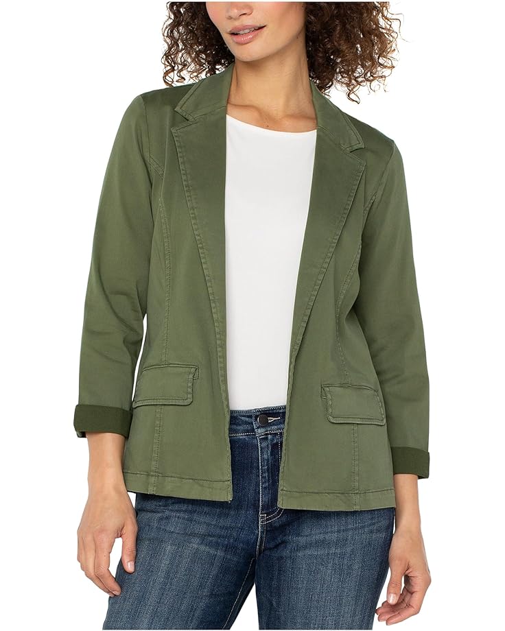 Liverpool Los Angeles Soft Touch Twill Fitted Blazer - Main View