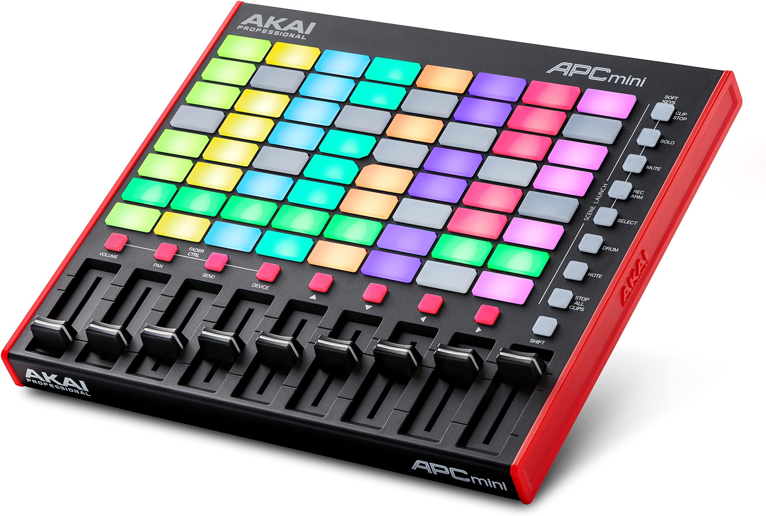 APC Mini MK2 - USB MIDI Pad Controller for Clip Launching with Ableton Live Lite, 64 RGB Pads, Drum and Note Mode and MIDI Mixer