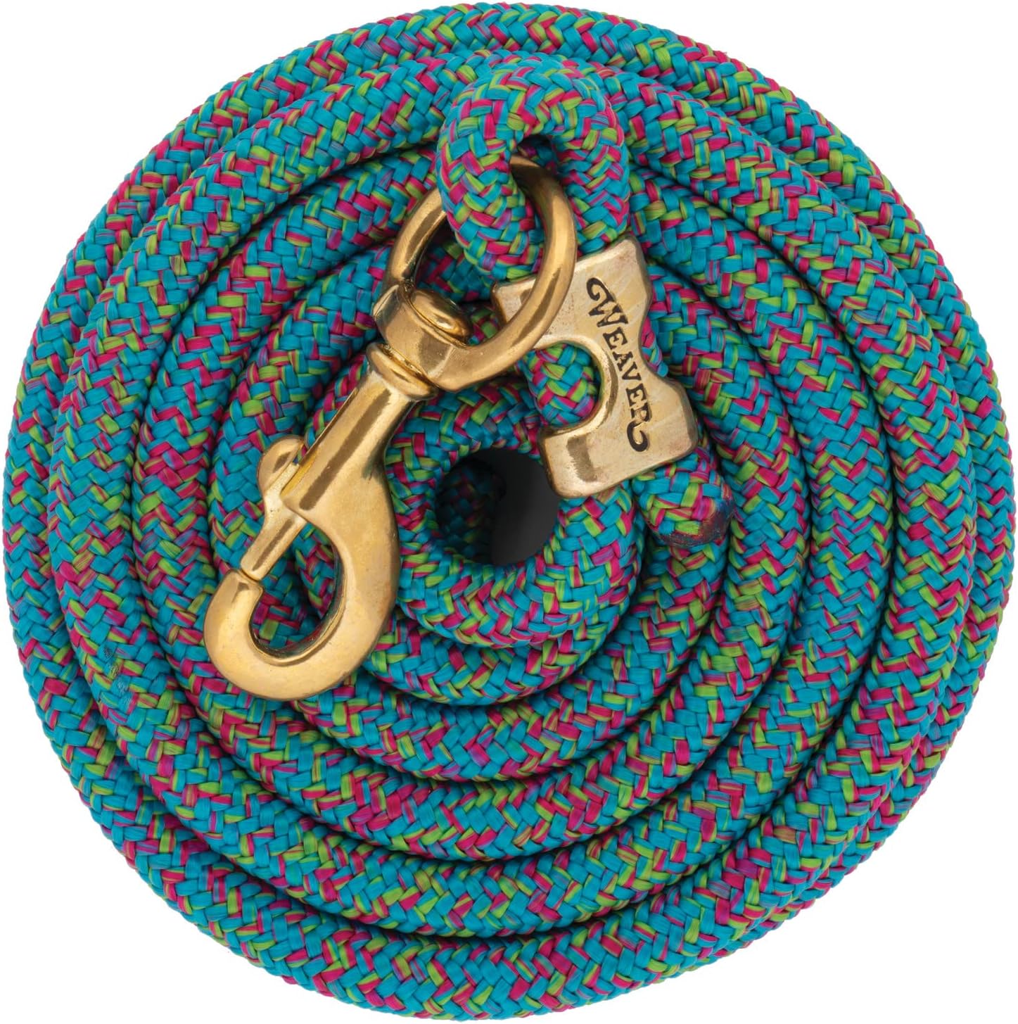 Weaver Leather Poly Lead Rope with Solid Brass 225 Snap