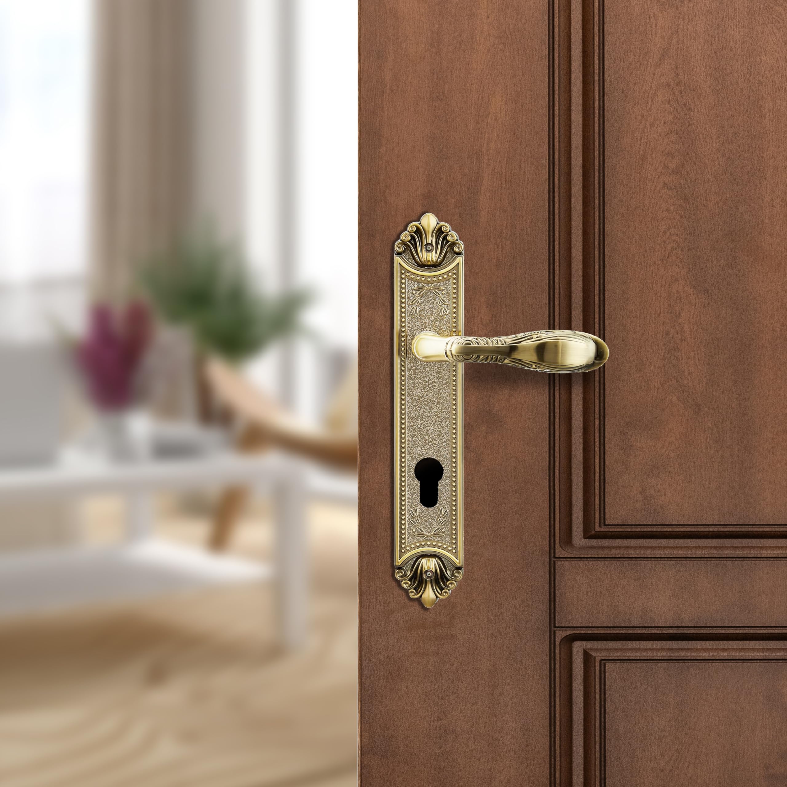 amazon basics Door Handle for Main Door | Main Door Handle | Entic Carving Design | with Indian Royal Touch | 10 inch (B0CF1PVV5V) Amazon Price History, Amazon Price Tracker