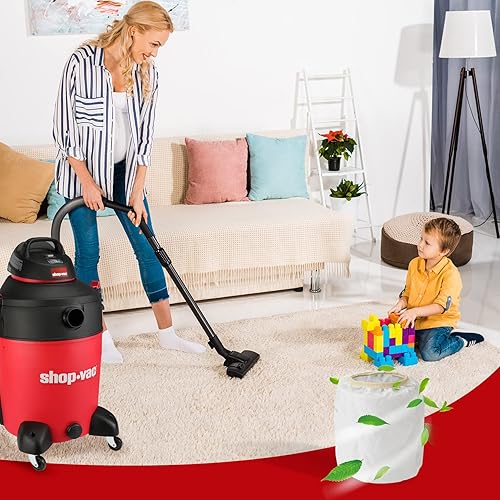 Miniatura 7 de Shop-Vac 90115 Dacron - Filtro de repuesto para la mayoría de aspiradoras Shop-Vac en húmedo/seco de 5 galones y más, 9011500, paquete de 2