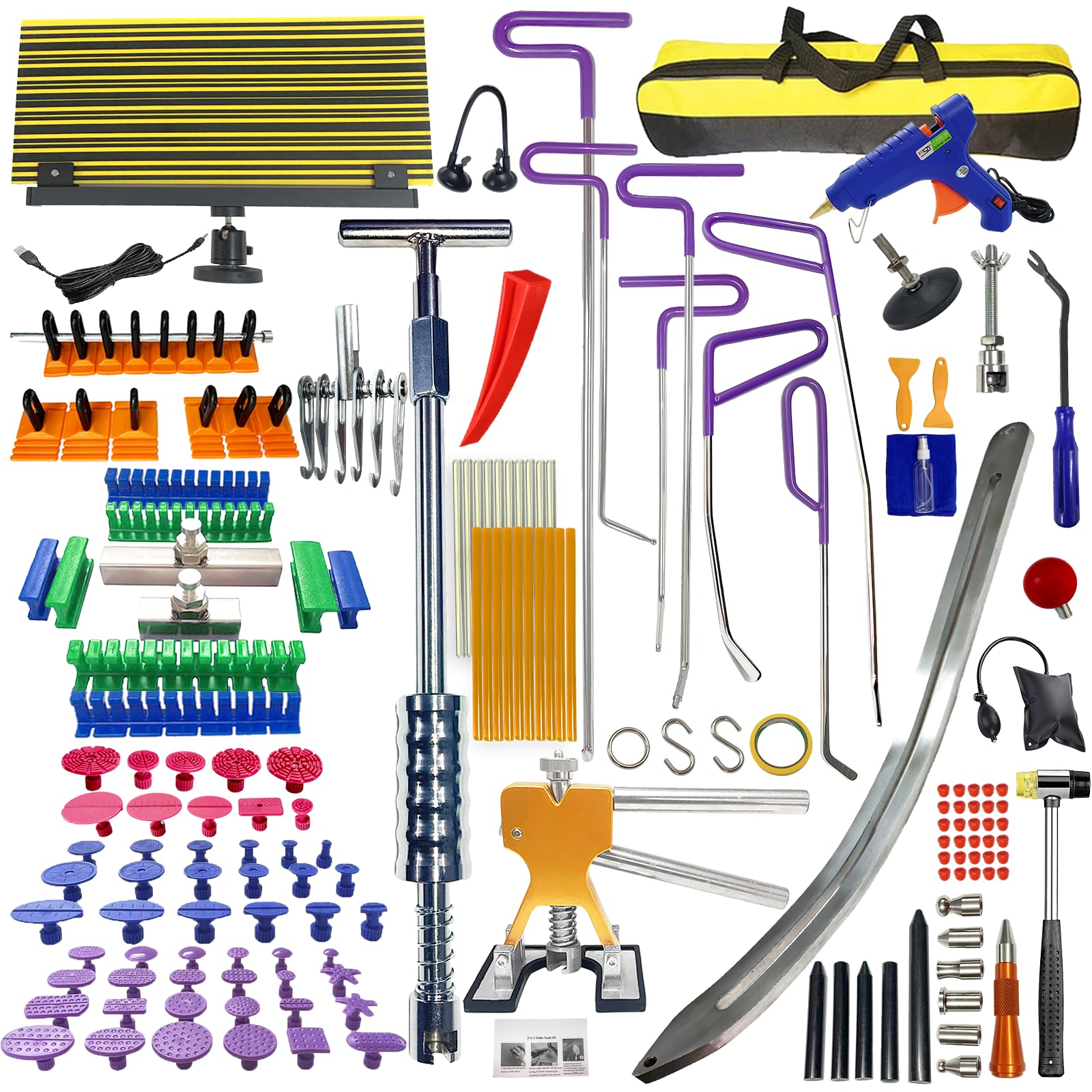 NIUVOCY 159pcs/Set Auto Body Dent Repair Tools Kit