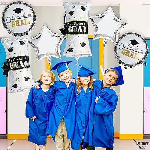 Miniatura 8 de KatchOn, Globos de graduación de Congrats Grad 2023-28 pulgadas, paquete de 6 con globos de graduación de jardín de infantes 2023  Globos de