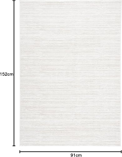 Vista 780 de SAFAVIEH Vision Collection VSN606F - Tapete de 6 pies x 9 pies, crema, moderno, ombré, no desprende pelo, fácil cuidado, para zonas de alto tráfico