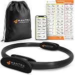 Pilates Ring Circle, Magic Circle Pilates Ring, Inner Thigh Exercise Equipment, Fitness Rings for Women, Thigh Master Inner Thigh Exerciser, Yoga Ring Pilates Equipment for Home Workouts