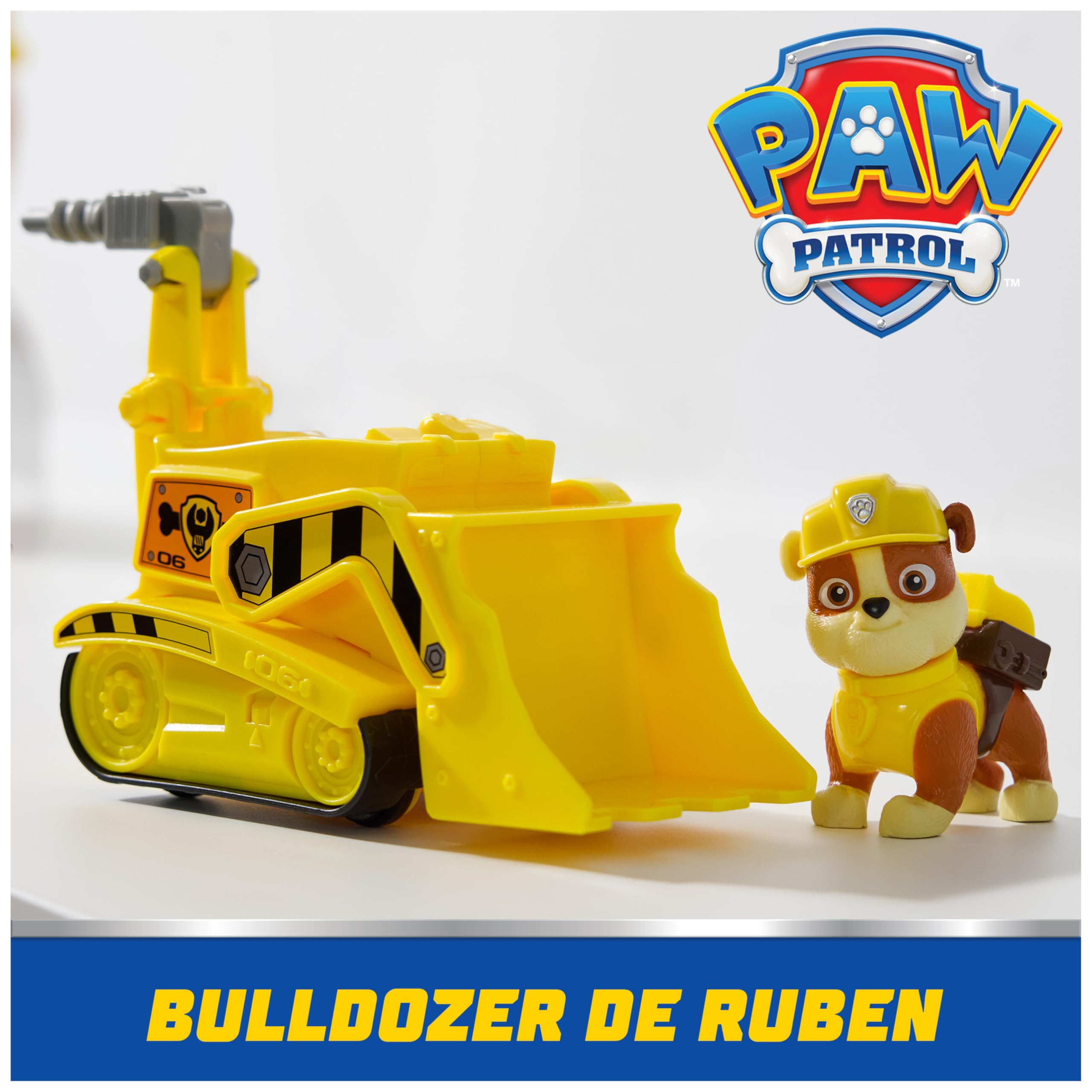 Le Véhicule Figurine Ruben de la Pat Patrouille, conçu pour l'aventure et le jeu imaginatif.