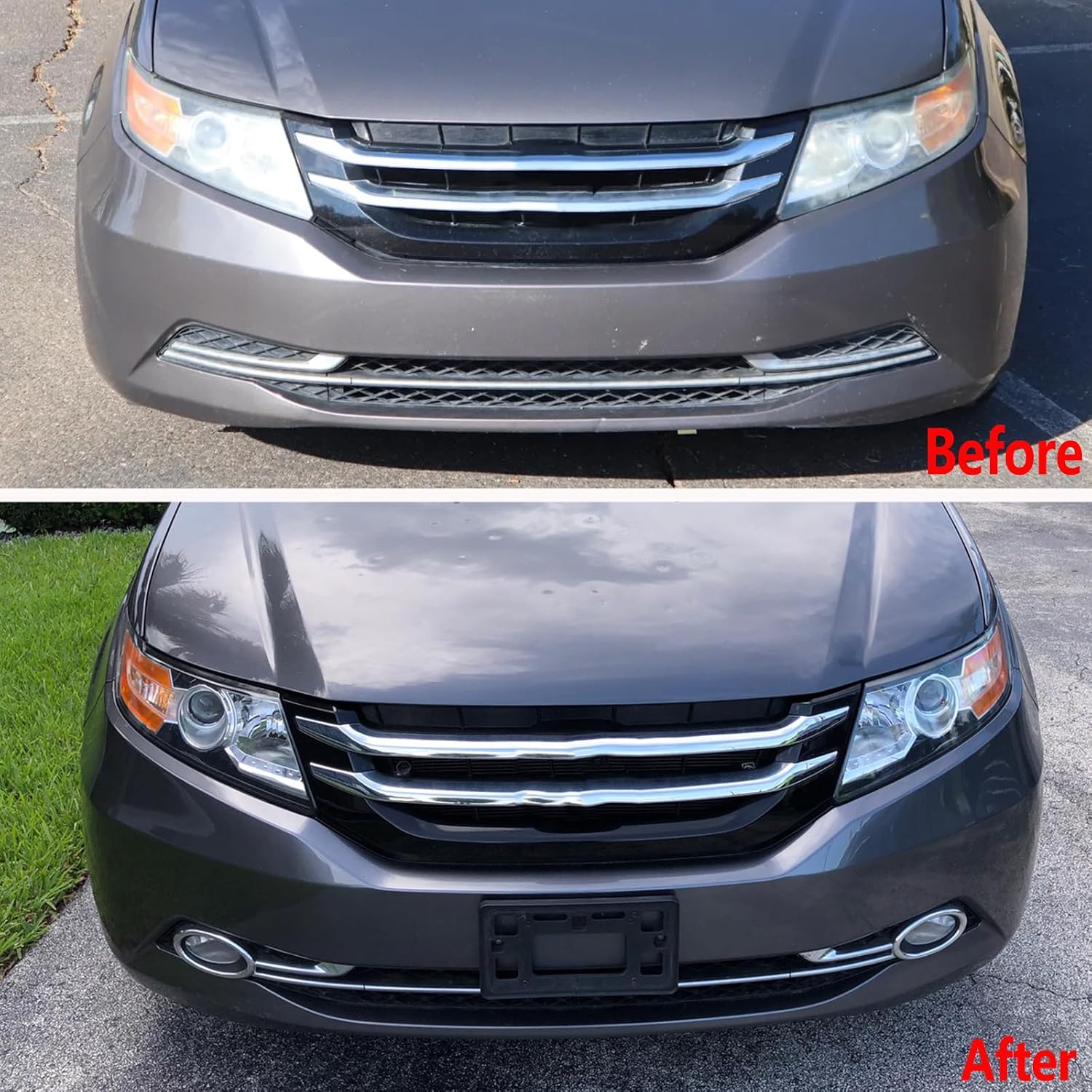 Front Bumper License Plate Frame Bracket Tag Holder Fits for Honda Odyssey 2018-2020 Replace 71180THRA00 HO1068130