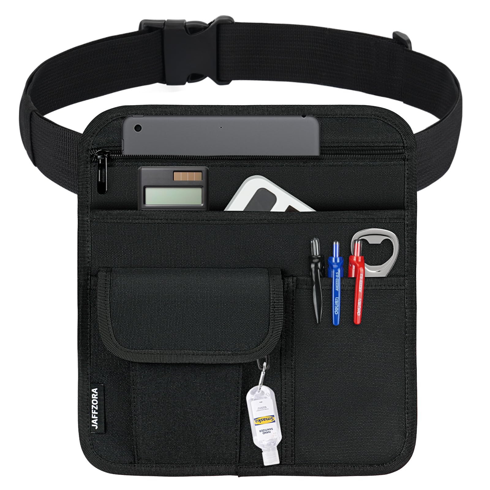 Jaffzora Server Waist Pouch,Restaurant Waitress Accessories Bag,Utility Money Bag Working Serving Apron for Waiter Waitress