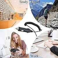 Vista 3 de Digipartspower Adaptador de CC para automóvil Sangean PR-D8 AM/FM Reproductor MP3 PRD8 Auto Vehículo Barco