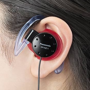 パナソニック ヘッドホン RP-HZ11-K ブラック Panasonic RP-HZ11-K Ear-Hook Headphones Water Resistant