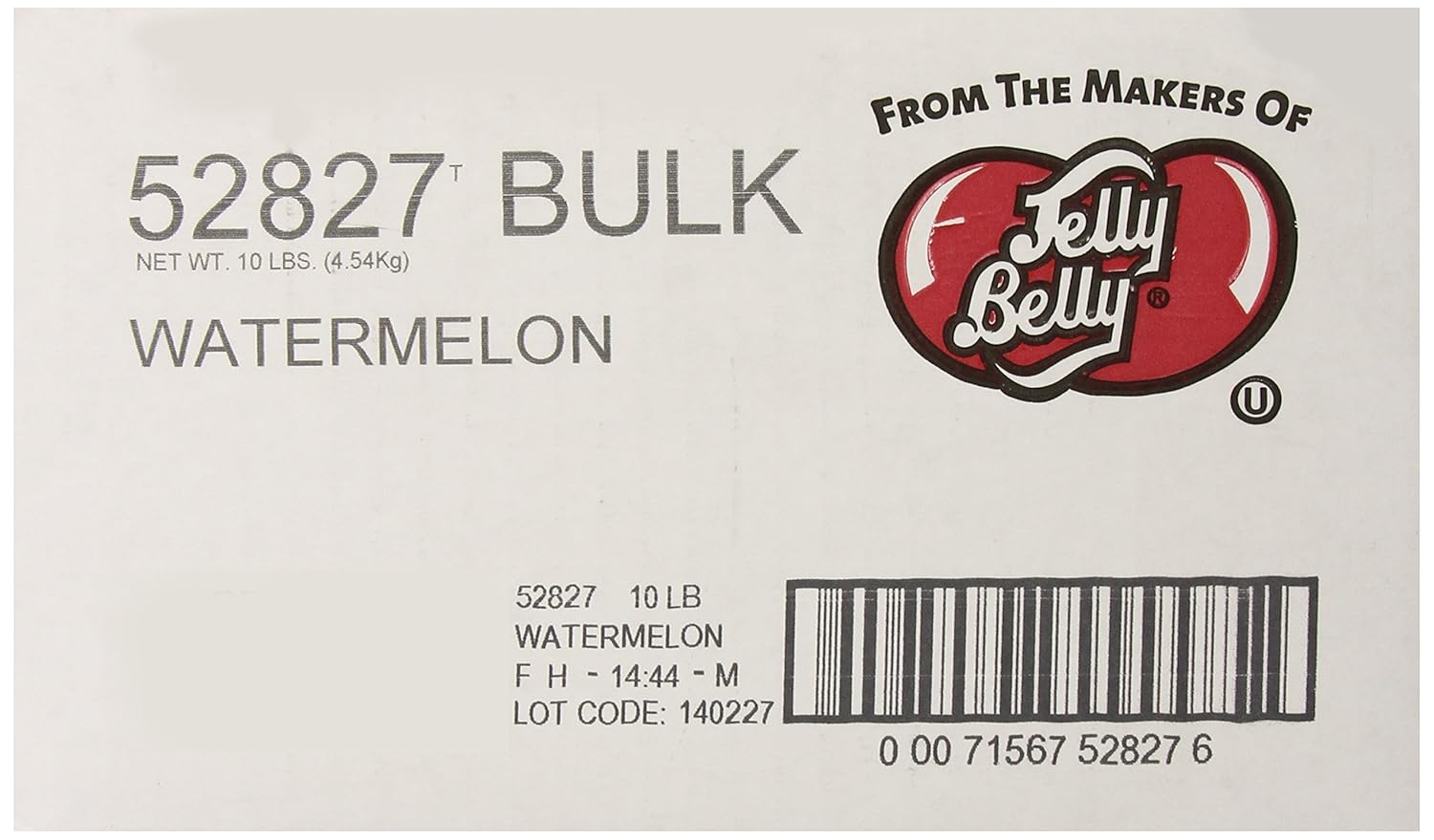 Jelly Belly Watermelon Jelly Beans, 10-Pound Box