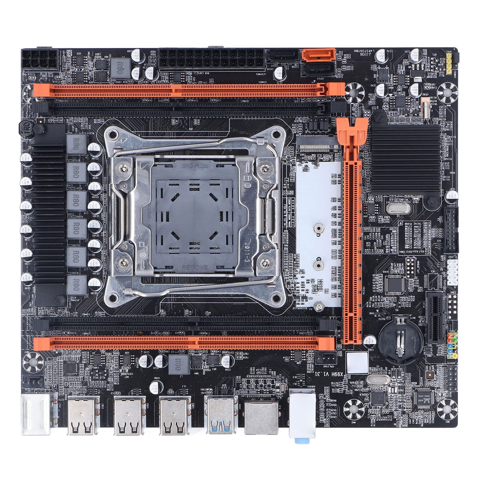 X99Otherboard 4 DDR4 3 Pin Porta CPU V3 V4 USB3.0 PC PC Mainboard per Desktop