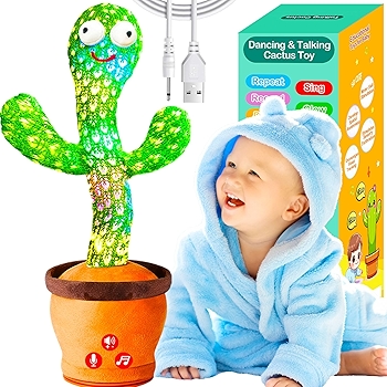 Rechargeable Interactive Talking Cactus Toy