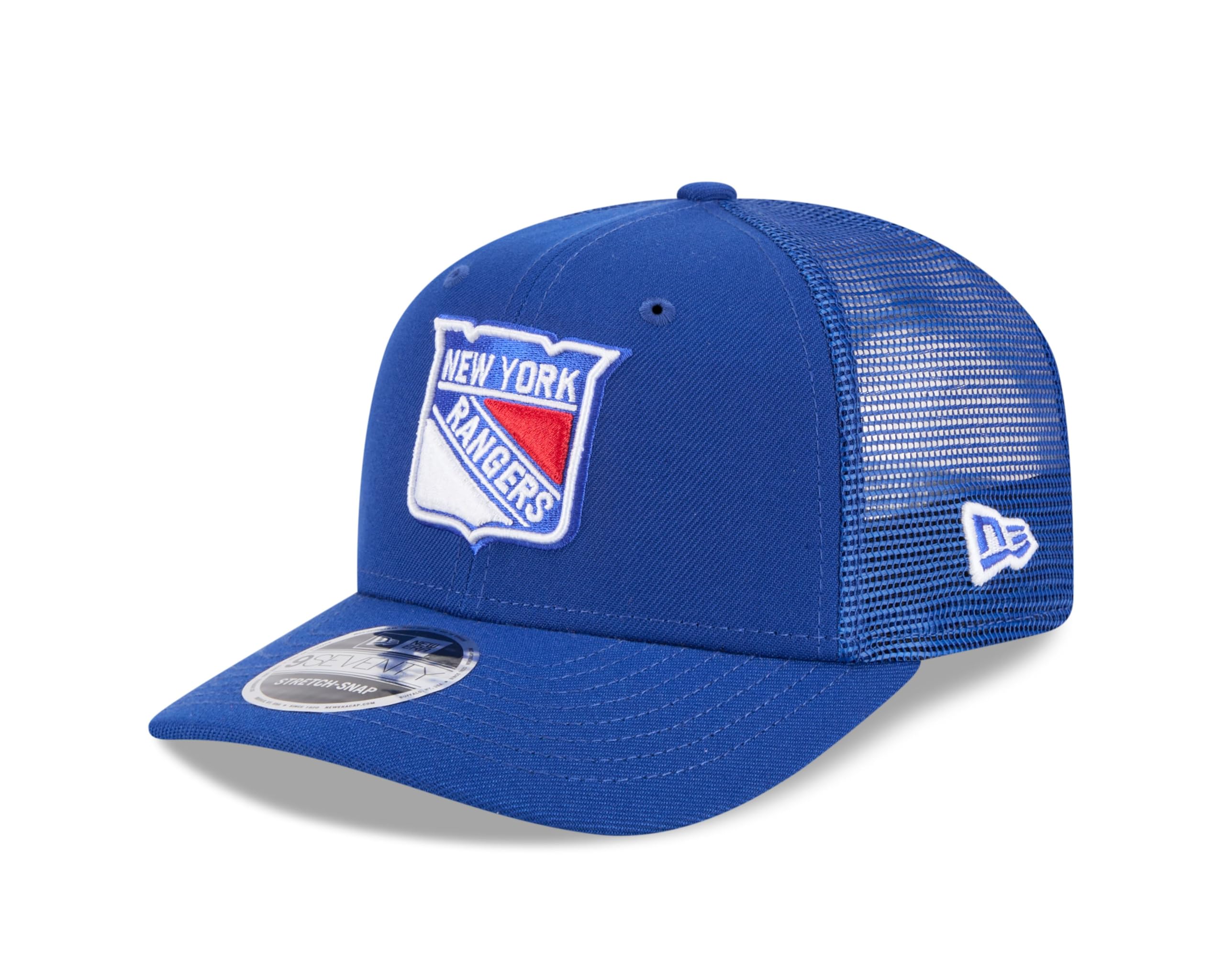 New Era New York Rangers 9Seventy Stretch-Snap NHL Trucker Cap Blue