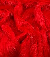 Vista 36 de EOVEA Tela de Piel Sintética Lanuda por Yarda – 60" de Ancho Material de Piel Sintética Esponjosa y Suave para Costura, Manualidades, Disfraces