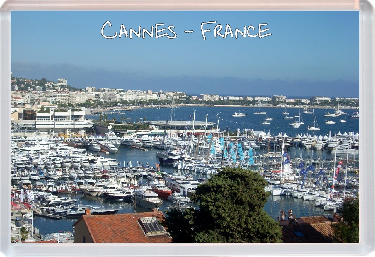 Baked Bean Store Cannes - France - Jumbo Fridge Magnet Id538