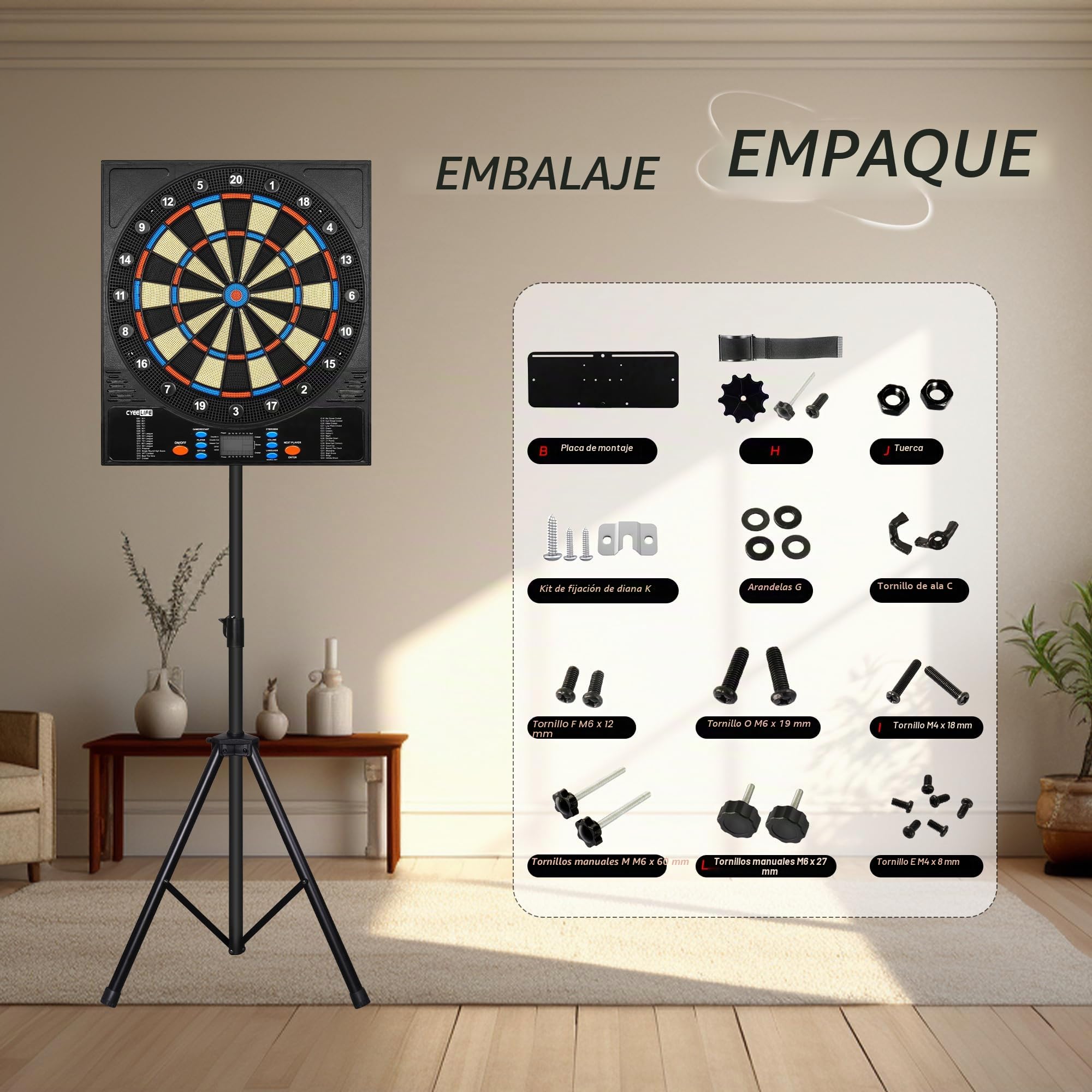 CyeeLife Soporte de Diana,Soporte de Tablero ZD04A