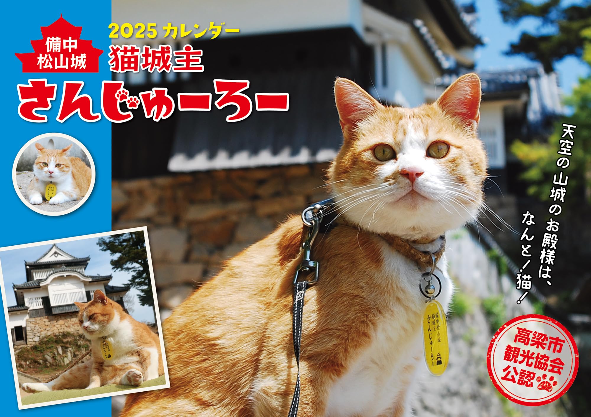 Amazon.co.jp: 2025 猫城主さんじゅーろーカレンダー（壁掛け）猫
