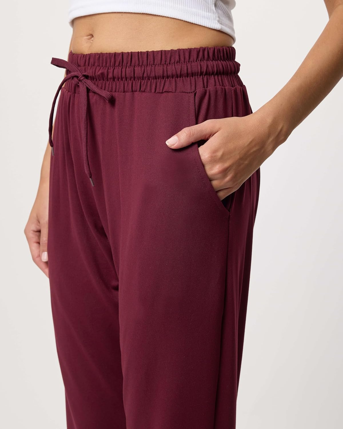 Real Essentials 3 Pack: Women's Ultra-Soft Lounge Joggers Sweatpants Athletic Yoga Pants with Pockets (Available in Plus) - Image 4