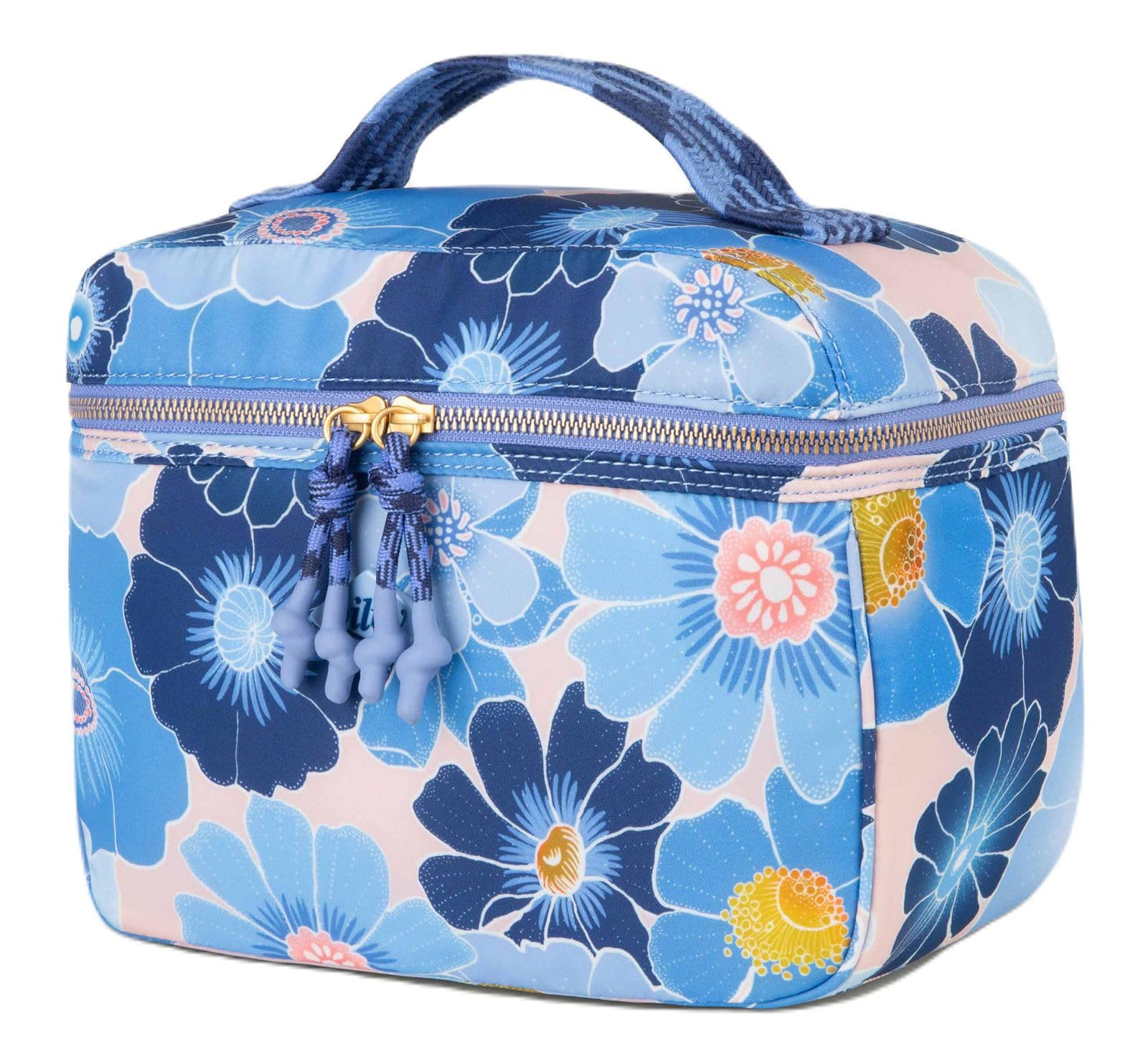 Oilily Kosmetiktasche Coco Beauty Case Vista Blue Mehrfarbig