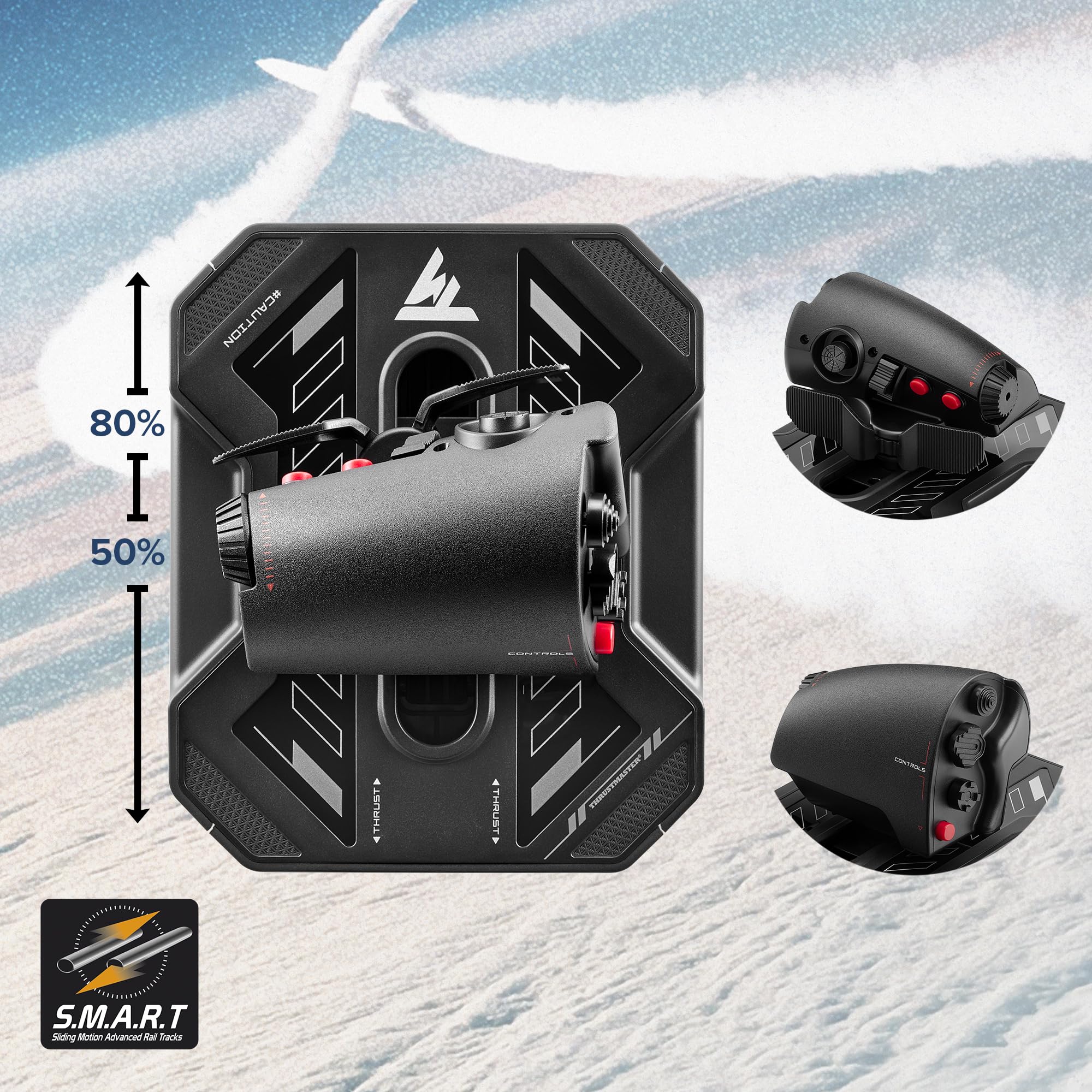 Thrustmaster Sol-R 4 HOTAS — Joystick i Przepustnica do Komputerów PC