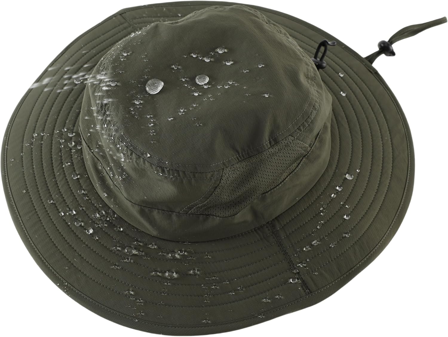 Connectyle Outdoor UPF50+ Men's Sun Hat Foldable Wide Brim Bucket Hat for Fishing Hiking Gardening Breathable Safari Hat - Image 7