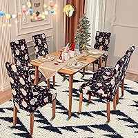 Vista 2 de mafudoxi Fundas para silla, elásticas, extraíbles, lavables, suaves, para silla de comedor, funda protectora para hotel, comedor, ceremonia