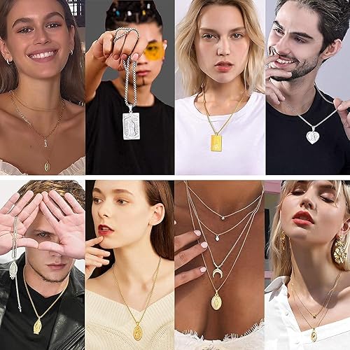 Miniatura 2 de MOLLIS STORE Cadenas de Oro Joyas Joyeria Fina de Moda Regalos para Hombre Mujer Unisex 14K