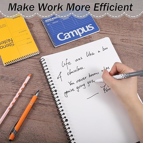 Miniatura 6 de Paquete de 50 bobinas de encuadernación en espiral de plástico, 41, kit de encuadernación en espiral de varios tamaños, encuadernación en espiral