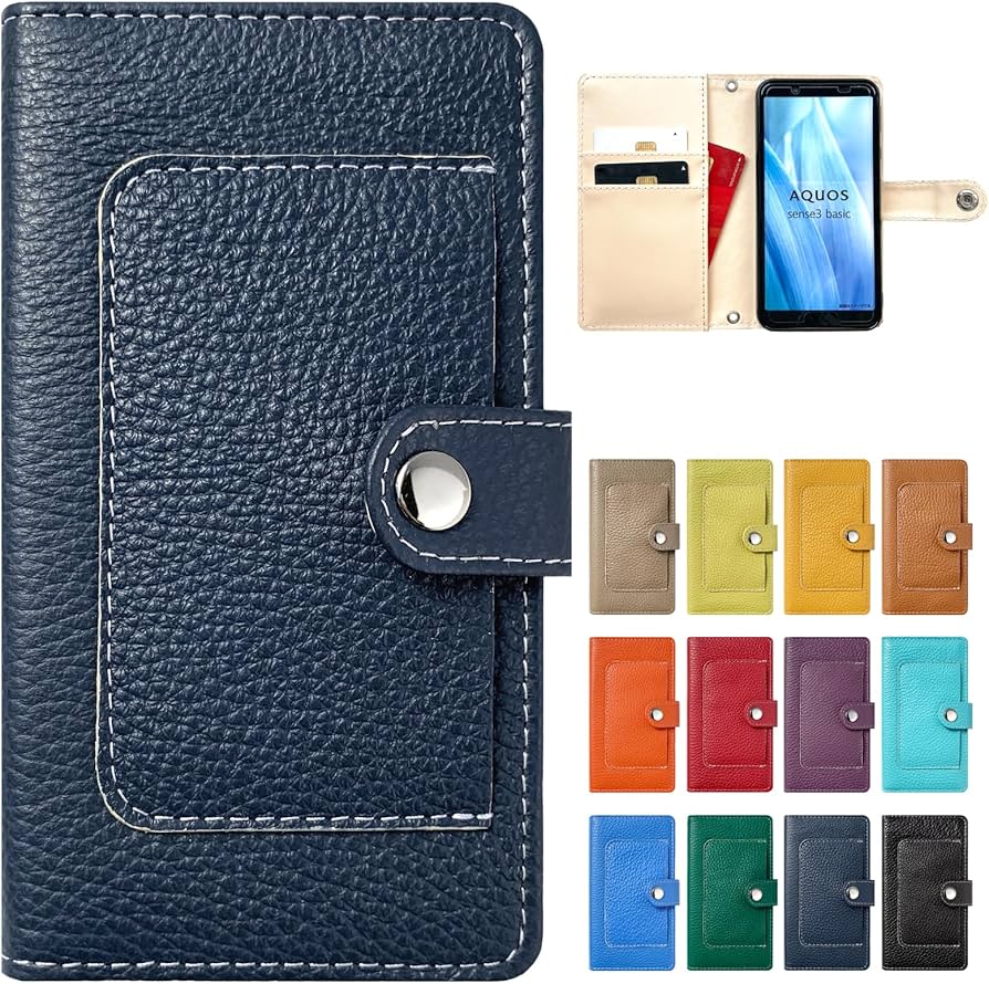 12192 iPhoneX iPhoneXS用 手帳型ケース カバー ネイビー Amazon.co.jp: iphoneXS ケース iphoneXケース 手帳型 iphoneX