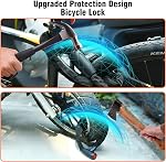 Bike Lock, Heavy Duty Bicycle Chain Lock - 4ft Length (120cm), Cut Proof Anti Theft Chain Lock for Bike, Motorcycle, Scooter, Trailer, Moped, Gate, Fence, Grill