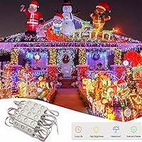 Vista 45 de LED Module, 100pcs 49.8 Ft 5730 SMD 150LM Per LED Module IP65 Waterproof Decorative Light for Advertising Signs with Tape Adhesive Backside