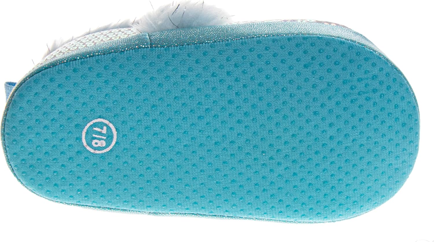 Disney Frozen Elsa and Anna Girls Slippers - Plush Non-Slip Comfy Fluffy Lightweight Warm Comfort Soft Aline Indoor House Slippers (Toddler/Little Kid) - Image 5