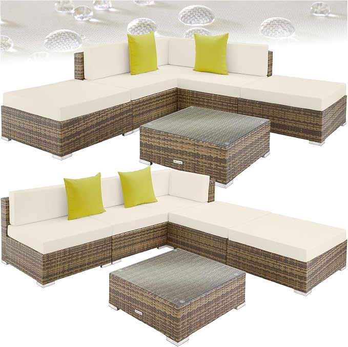 Salon de Jardin Tectake XXL : l&rsquo;atout modularité pour votre terrasse