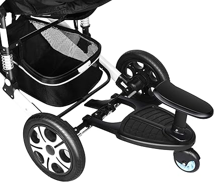 Amazon Obor ベビーカーステップ 静音ラバータイヤとサスペンションで快適乗り心地 上の子も下の子も一度にお迎えできる ステップ付き ベビーカー 二つ子供が出かける便利 ベビー マタニティ ベビー マタニティ 通販