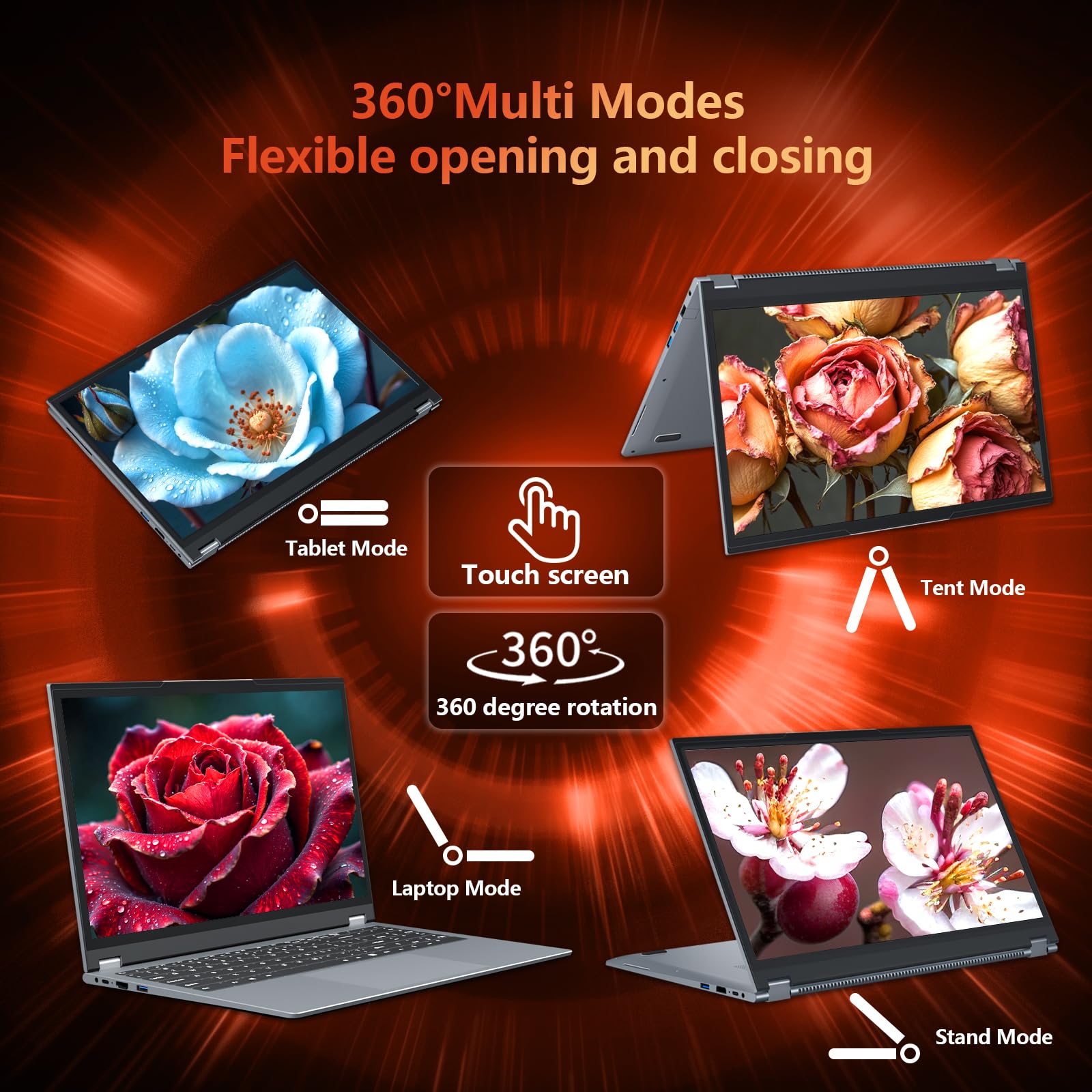 紫*月様 タッチディスプレー ノートPC R3-3200U 16GB メモリ 5 Amazon.co.jp: 2in1 ノートパソコンAMD Ryzen 3 3200UノートPCの360度