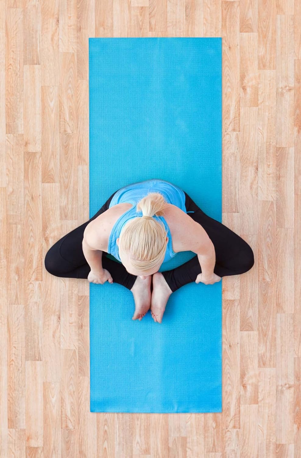 YogaAccessories 1/4" Thick High Density Deluxe Non Slip Exercise Pilates & Yoga Mat