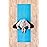 YogaAccessories 1/4 Thick High-Density Deluxe Non-Slip Exercise Pilates & Yoga Mat, Light Blue