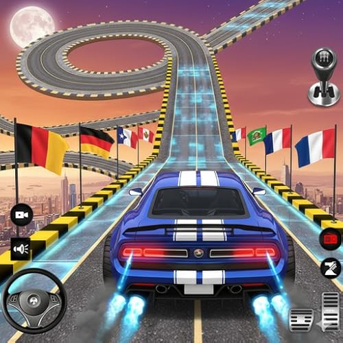 Mega Ramp Cars Stunt 3D: Extreme Driving Fun Driving