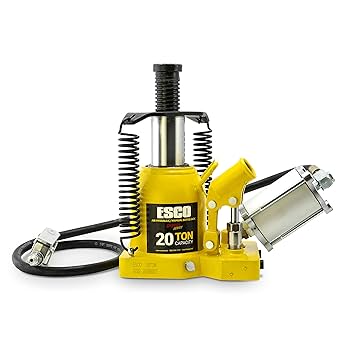 Pro Series 20 Ton Shorty Air Hydraulic Bottle Jack, Bottle