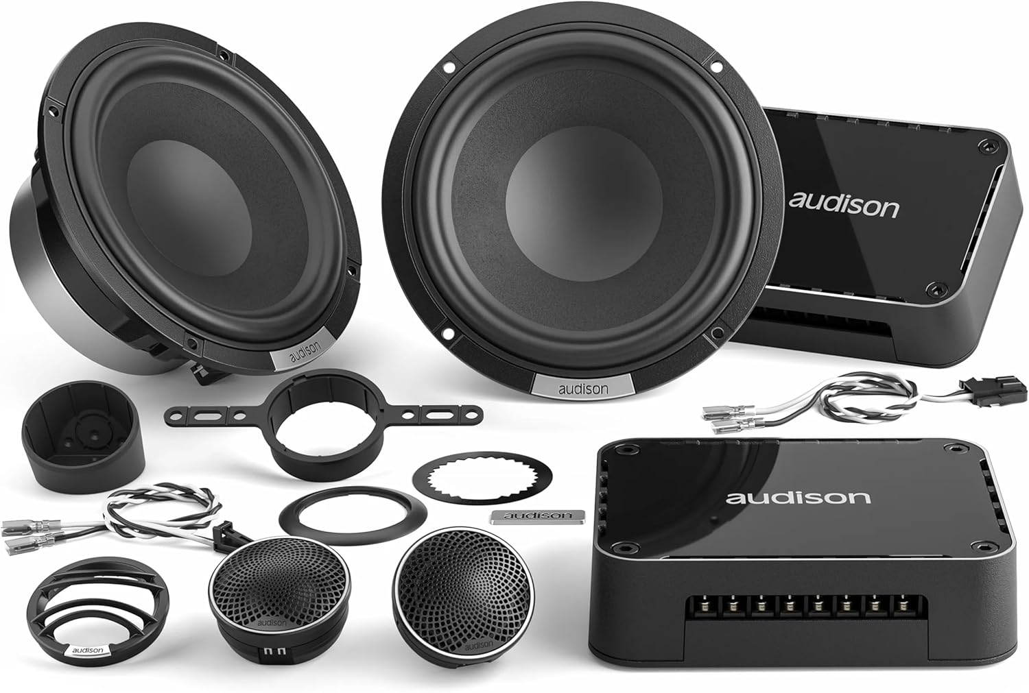 Audison AVK 6 P II Car Audio Component System, 6.5-inch Woofer, 300W Peak Power, 4 Ohm